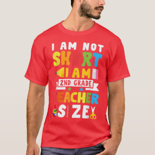 Camiseta Sou professor de segundo grau Tamanho Engraçado Pr