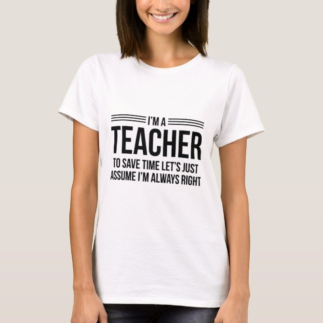 Camiseta Sou Professora (Frente)