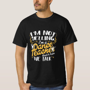 Camiseta Sou Professora De Dança