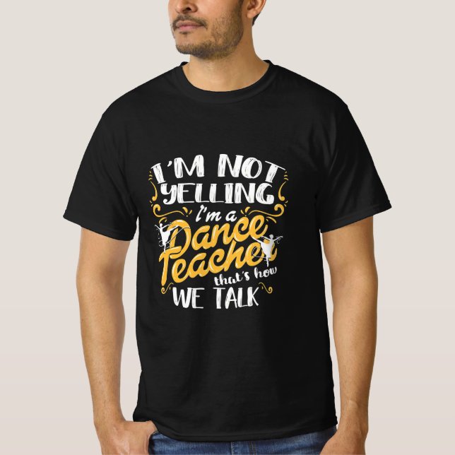 Camiseta Sou Professora De Dança (Frente)