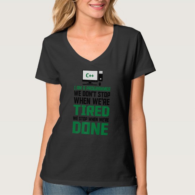 Camiseta Sou programador, escrevo código, cientista de comp (Frente)