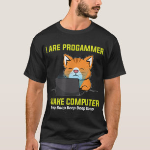 Camiseta Sou Programador, Faço Um Gato De Bipe De Computado