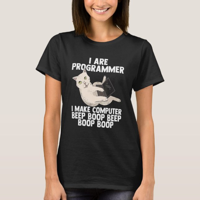 Camiseta Sou Programador Que Faço Programador De Computador (Frente)