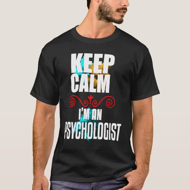 Camiseta Sou psicólogo Trabalhador profissional (Frente)