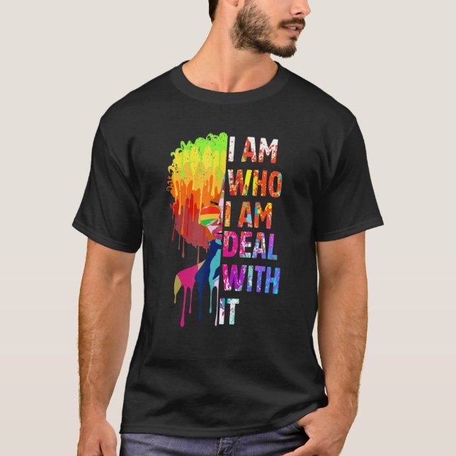 Camiseta Sou Quem Lida Com Isso, Senhora Rainha Negra, Natu (Frente)