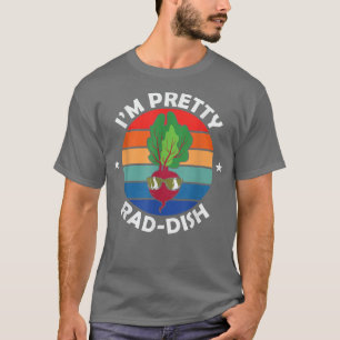 Camiseta Sou Radish Radish Vegetarian Vegan Veggie Fo