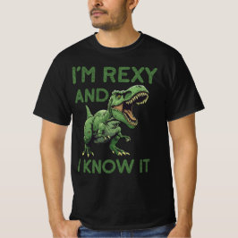 Camiseta Sou Rexy e sei que é engraçado