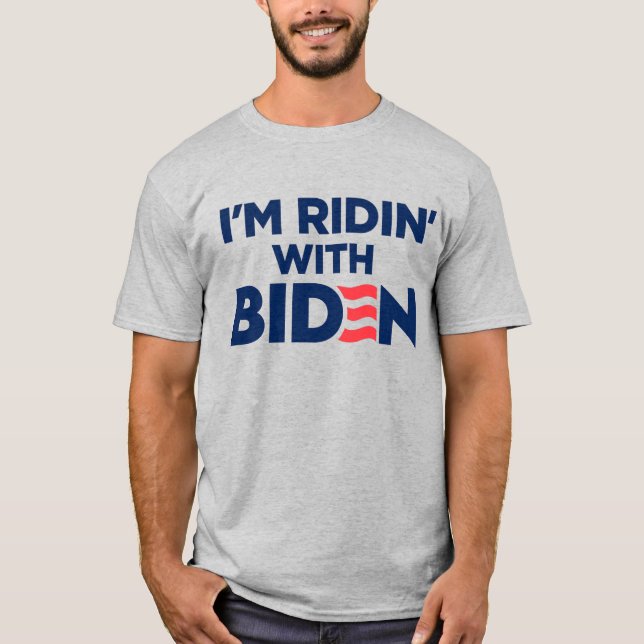 Camiseta Sou Ridin com Biden 2024 (Frente)
