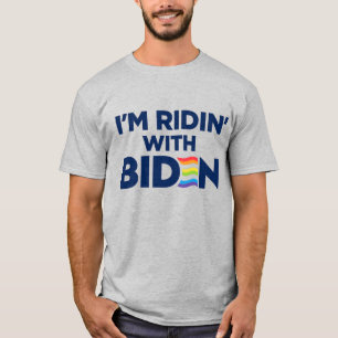 Camiseta Sou Ridin com Biden 2024 LGBTQ