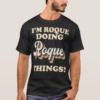 Camiseta Sou Roque Fazendo Coisas De Roque Engraçado Aniver