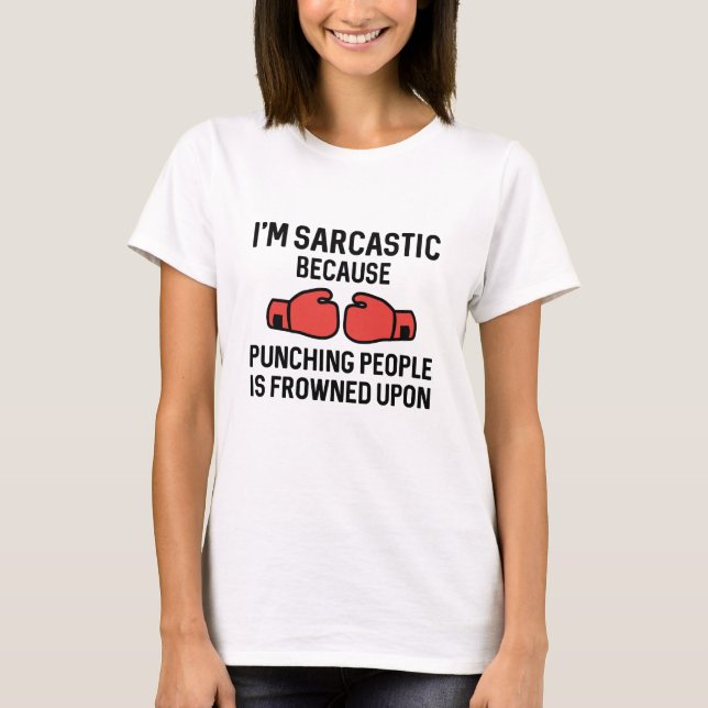 Camiseta Sou Sarcástico (Frente)