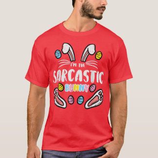 Camiseta Sou Sarcástico Páscoa Engraçada Que Corresponde À 