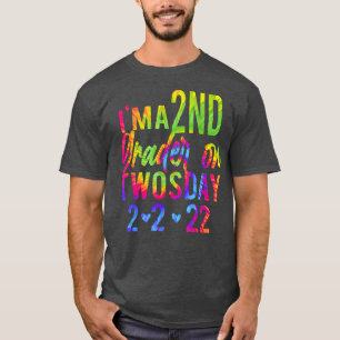 Camiseta Sou segundo Grader na segunda-feira 2222 de fevere