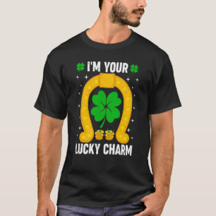 Camiseta Sou Seu Amuleto da Sorte Dia de São Patrício Irlan