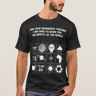 Camiseta Sou seu professor de geografia