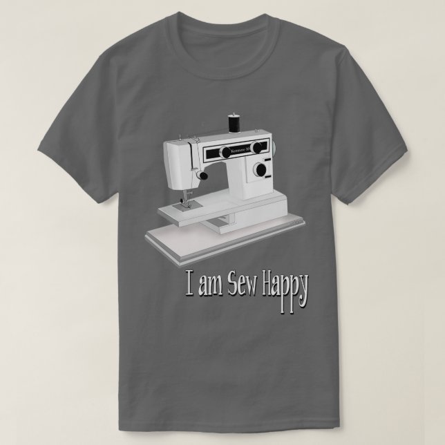 Camiseta Sou Sew Happy (Frente do Design)