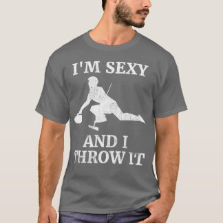 Camiseta Sou Sexy E Ligo-Lhe O Presente De Curling De Gelo