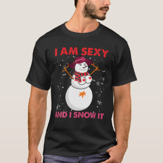 Camiseta Sou Sexy E Neve, Senhora Neve, Bom Natal