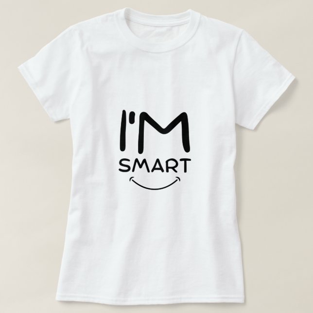 Camiseta Sou Smart T-Shirt (Frente do Design)