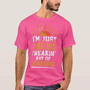 Camiseta Sou só um grande raio de sol do verão.