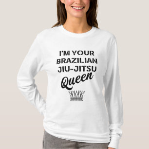 Camiseta Sou sua Rainha Jiu-Jitsu Brasileira