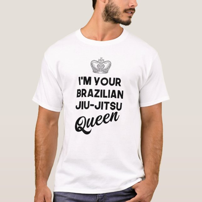 Camiseta Sou Sua Rainha Jiu Jitsu Brasileira (Frente)