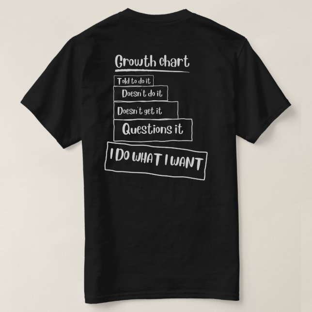 Camiseta Sou T-Shirt Crescido (Verso do Design)