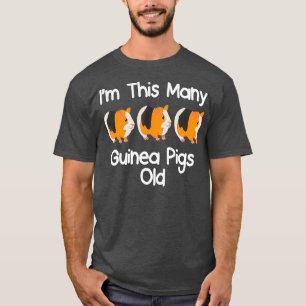 Camiseta Sou tantos porquinhos-da-índia de 3 anos