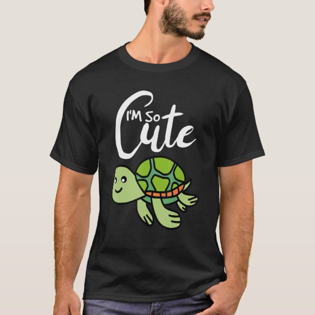 Camiseta Sou Tão Bonita Tartaruga (Frente)
