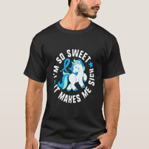 Camiseta Sou tão doce que me faz adoecer diabetes T1