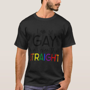 Camiseta Sou tão Gay que nem consigo pensar no Hetero Rainb