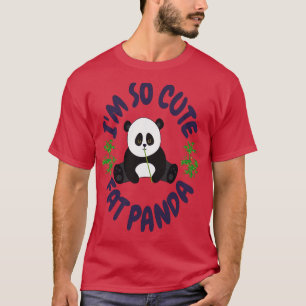 Camiseta Sou Tão Gordo Panda