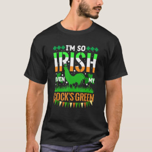 Camiseta Sou tão irlandesa, até a Rua verde e engraçada do 