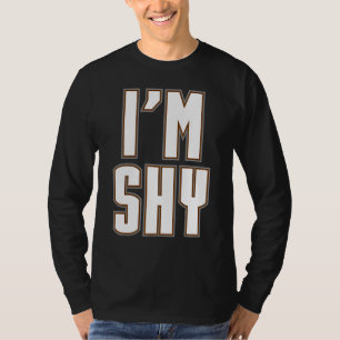 Camiseta Sou Tímido Irônico Introvertido Emocionalmente Sen
