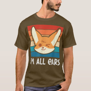 Camiseta Sou Todos Os Ouvidos Engraçado Fennec Fo Zookeeper