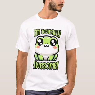 Camiseta Sou Totalmente Incrível! Trocadilho de Sapo de Toq