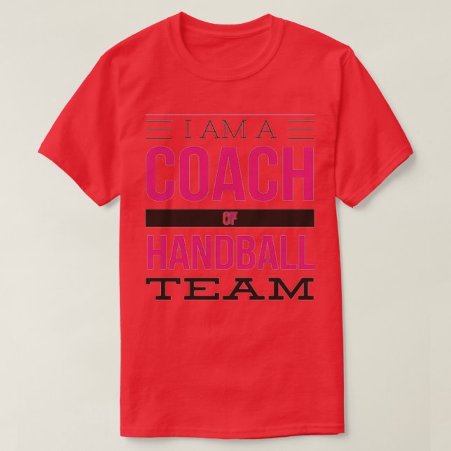 Camiseta Sou treinador do time de handebol (Frente do Design)