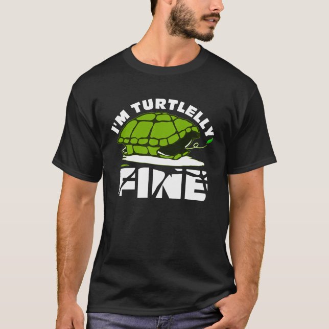 Camiseta Sou Turtlelly Fine Cute Turtle (Frente)