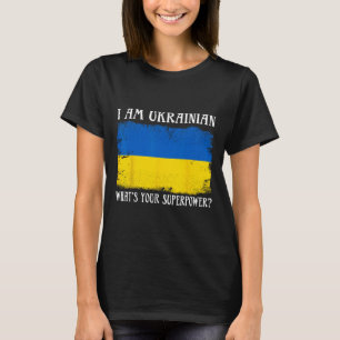 Camiseta Sou Ucraniano Qual É Seu Superpoder Bandeira Ucran