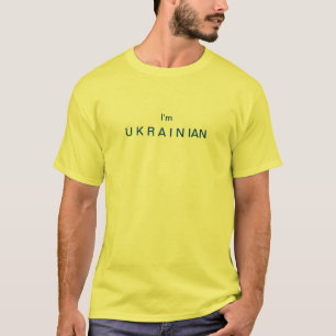 Camiseta Sou ucraniano Yellow T-Shirt