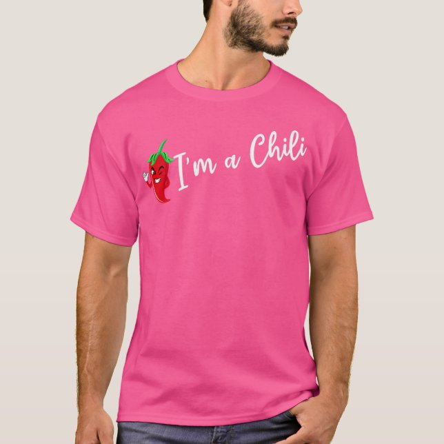 Camiseta SOU Um Amante de Pimenta Chili Temperos Comida Api (Frente)