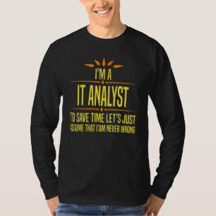Camiseta Sou um Analista de TI