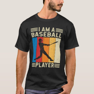 Camiseta Sou um apanhador de ventilador do jogador de beise