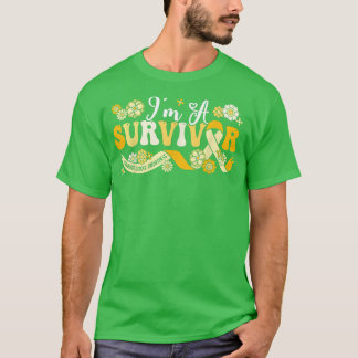 Camiseta Sou um apoio à conscientização de Canceres de infâ