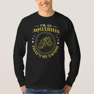 Camiseta Sou Um Aquário Que Me Desculpe, Peixes De Sinal De