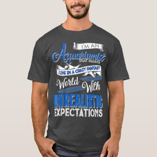 Camiseta Sou um Aquariumista Engraçado Dizendo