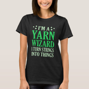 Camiseta Sou um Artesanato de Crochet Knitting Crocheter do