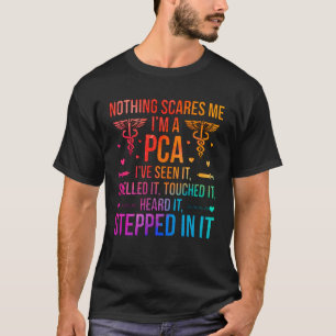 Camiseta Sou um Assistente de Cuidados ao Paciente PCA Enfe