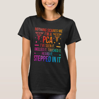 Camiseta Sou um Assistente de Cuidados ao Paciente PCA Enfe