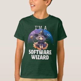 Camiseta Sou um assistente de software.b